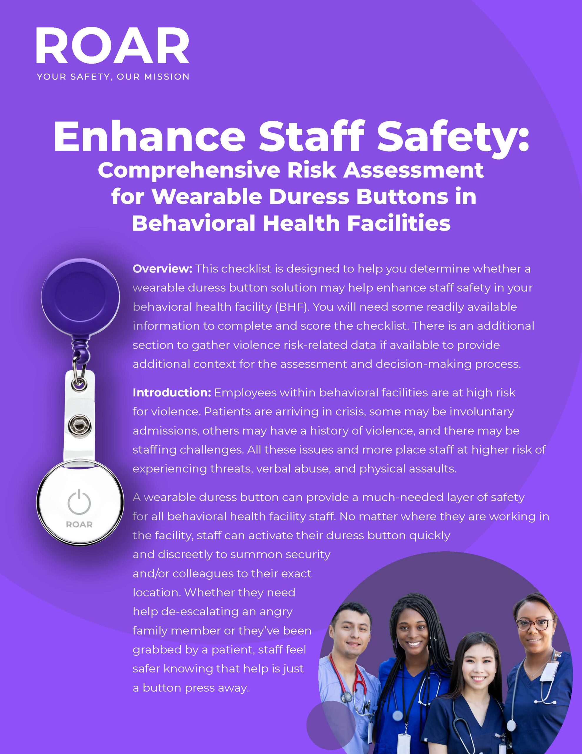 ROAR Duress Button Provider Assessment